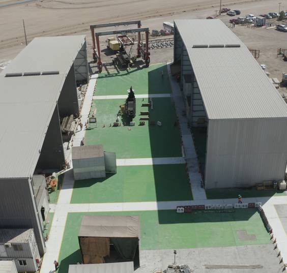 Vista de las instalaciones de Tormetal en Antofagasta